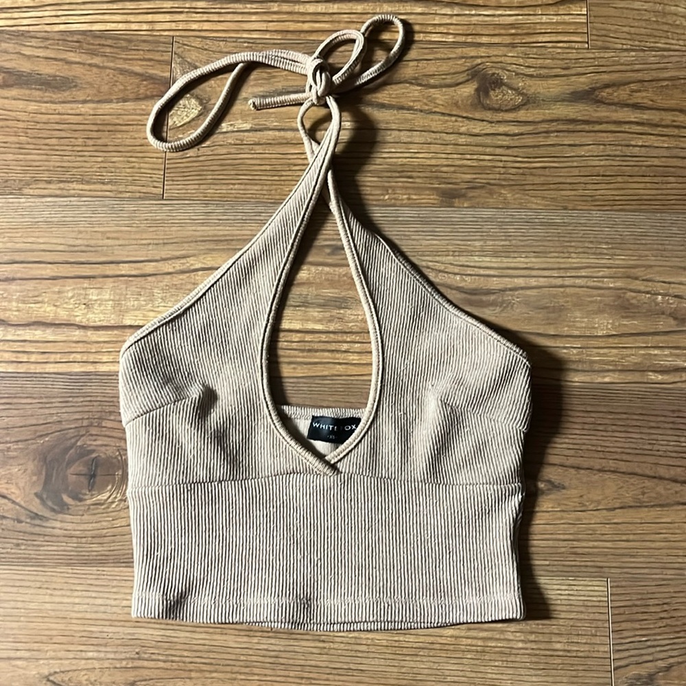 White Fox Halter Top